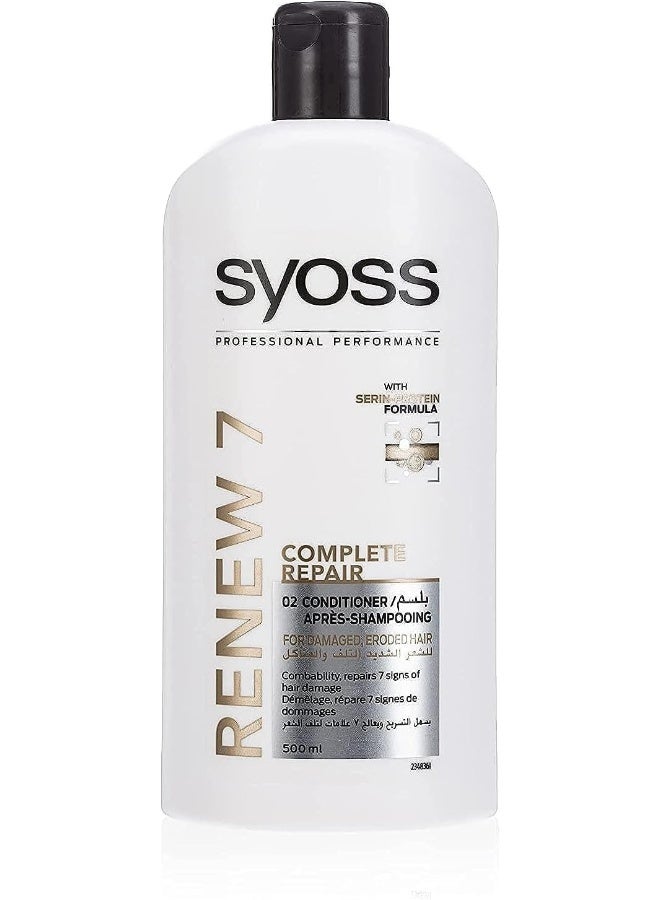 Syoss Renew 7 Conditioner 500Ml For Multi-Damaged Hair - Image 1