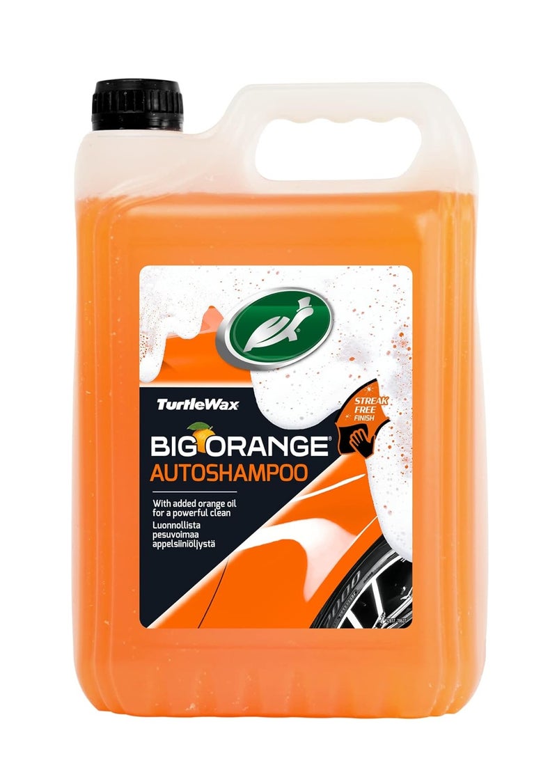 TurtleWax Car Wash Shampoo And Wax Big Orange 5 liters  - Image 4