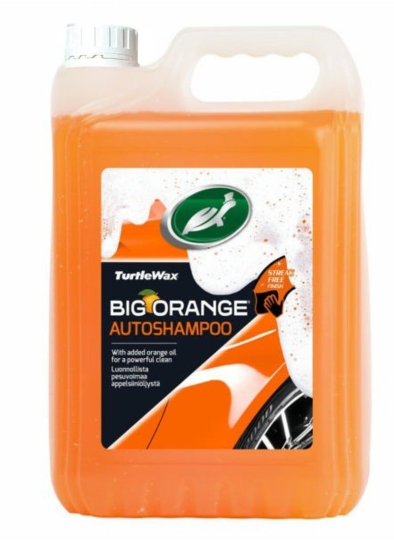 TurtleWax Car Wash Shampoo And Wax Big Orange 5 liters  - Image 1