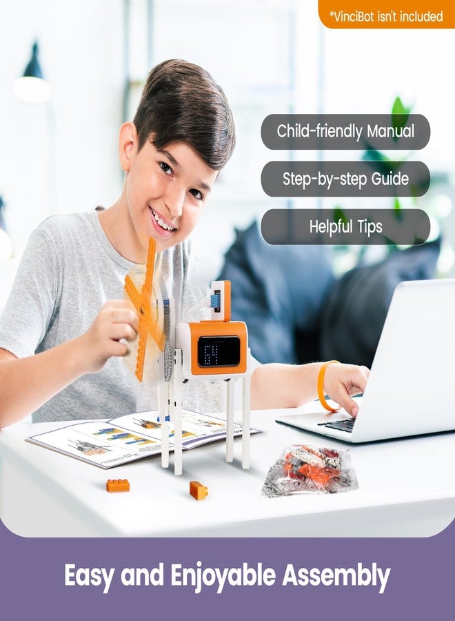 Matatastudio Inventor Kit for VinciBot Coding Robot, Electronic STEM Kit with programmable Module to Learn Programmable Electronic Projects for School Classroom Kids Ages 8+ - Image 5
