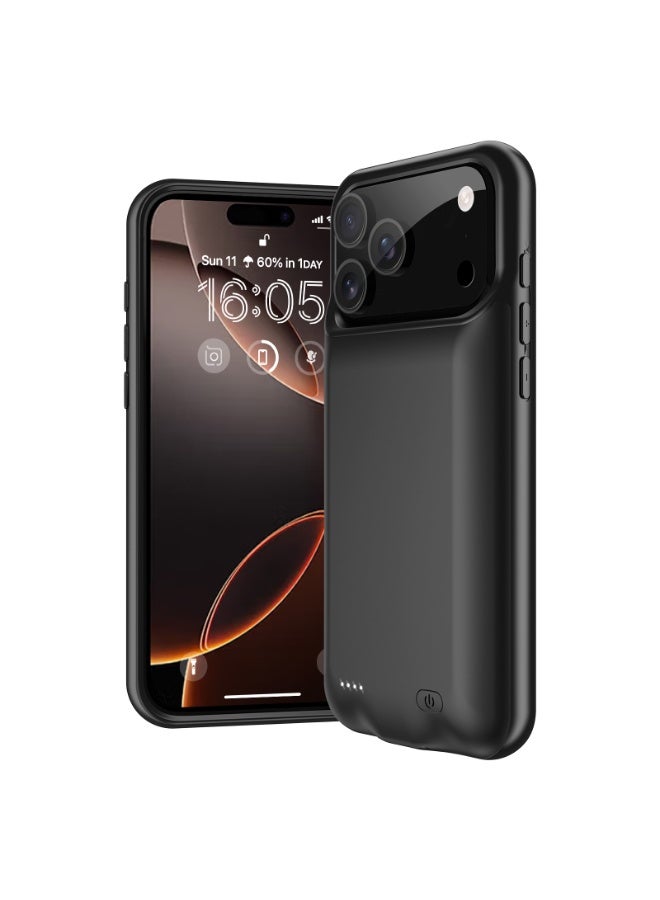 7000mAh Battery Case Cover Rechargeable Extended Power Bank Wireless for iPhone 17 Pro Max - Image 3