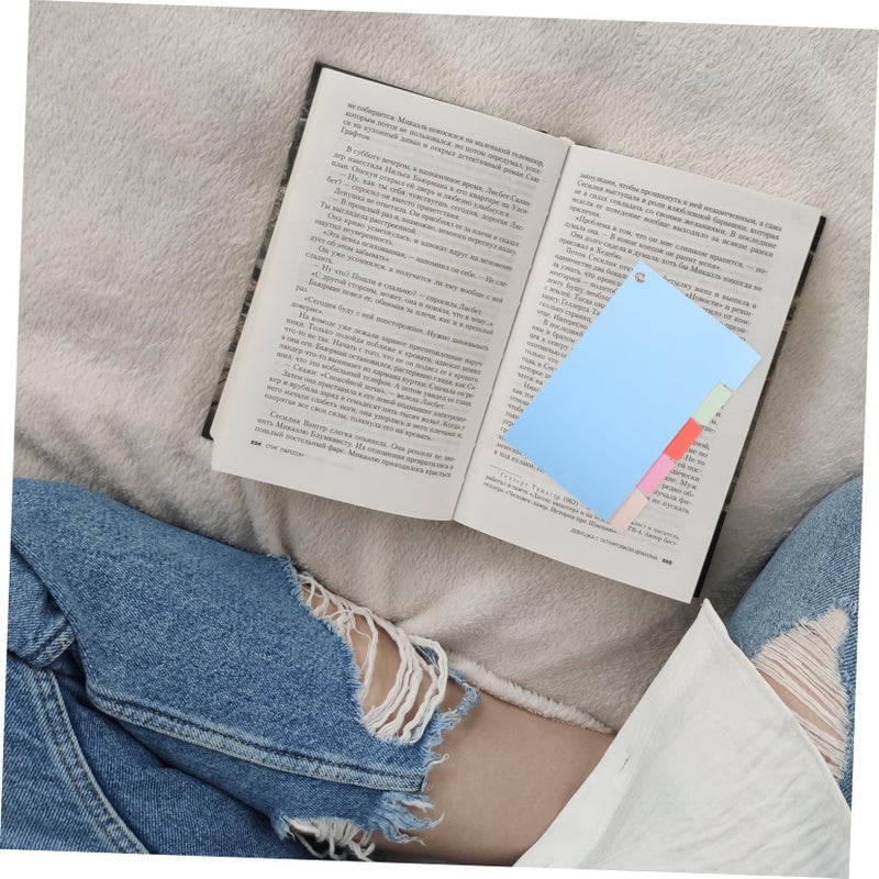 15 ورقة قابلة للكتابة من فواصل الدفاتر وعلامات بطاقات الفهرس لتنظيم دفتر المخطط - Image 5