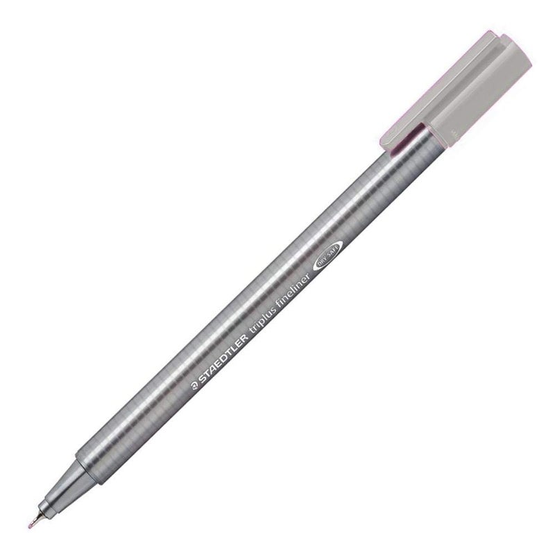 STAEDTLER Triplus Fineline 334 – Superfine Tip 0.3 mm Silver-Grey