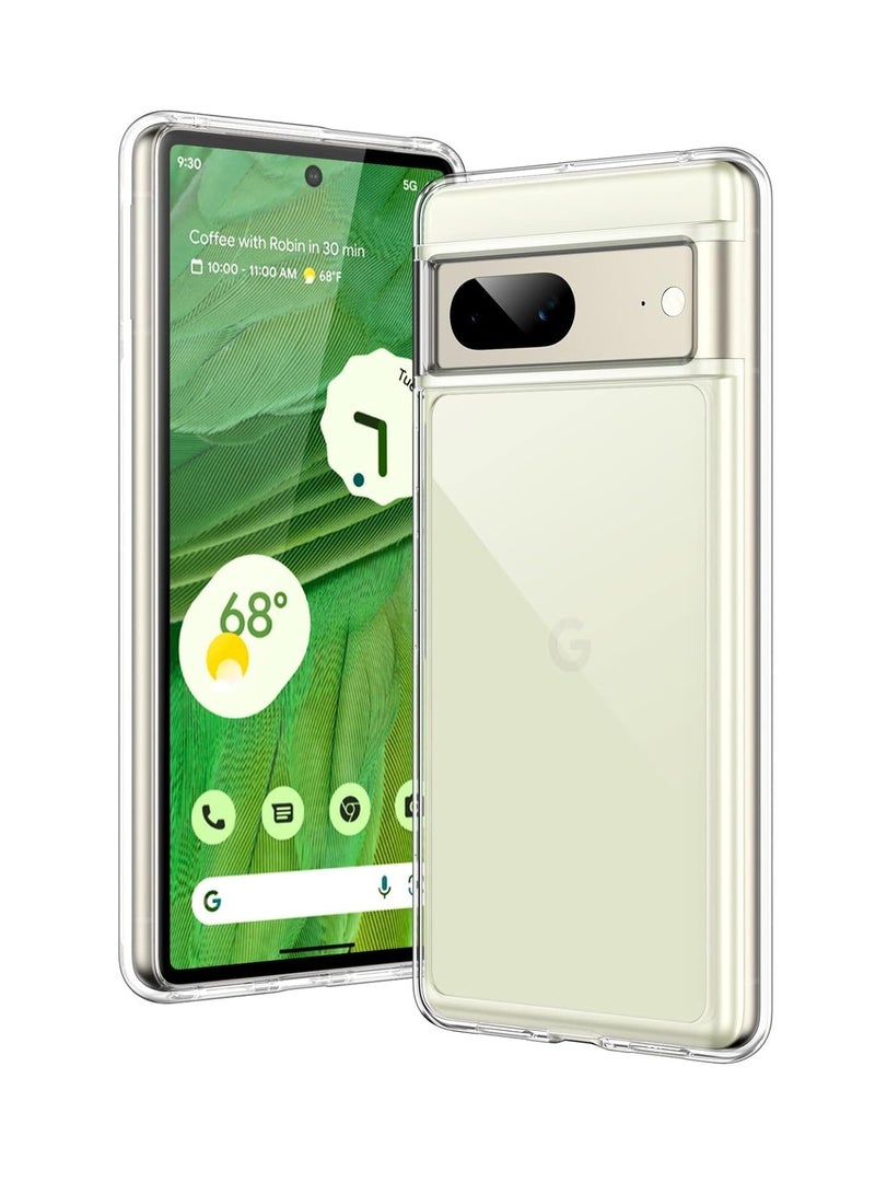 Case Compatible with Google Pixel 7 pro Case Crystal Clear Soft TPU Gel Case Flexible Silicone Anti-Scratch Camera Protection Transparent TPU Cover - Clear - Image 1