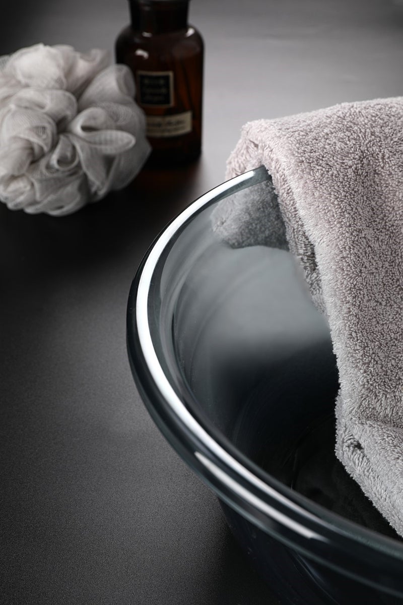 Premium Transparent Basin 32cm | Abrasion-Resistant, Shape-Retaining, High-Density PET with Smooth Edge (Random Color) - Image 5