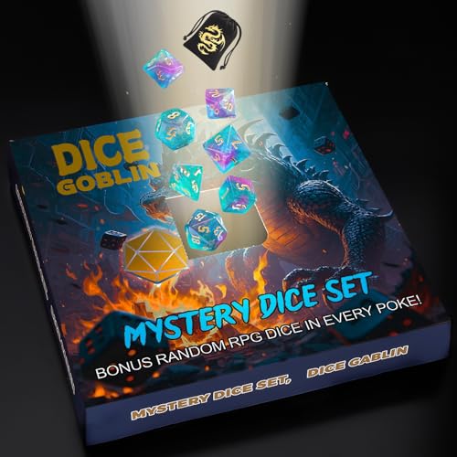 CiaraQ Polyhedral Dice Set DND Role Playing Dice for Dungeons and Dragons RPG Table Games Random Color 63pcs - Image 5