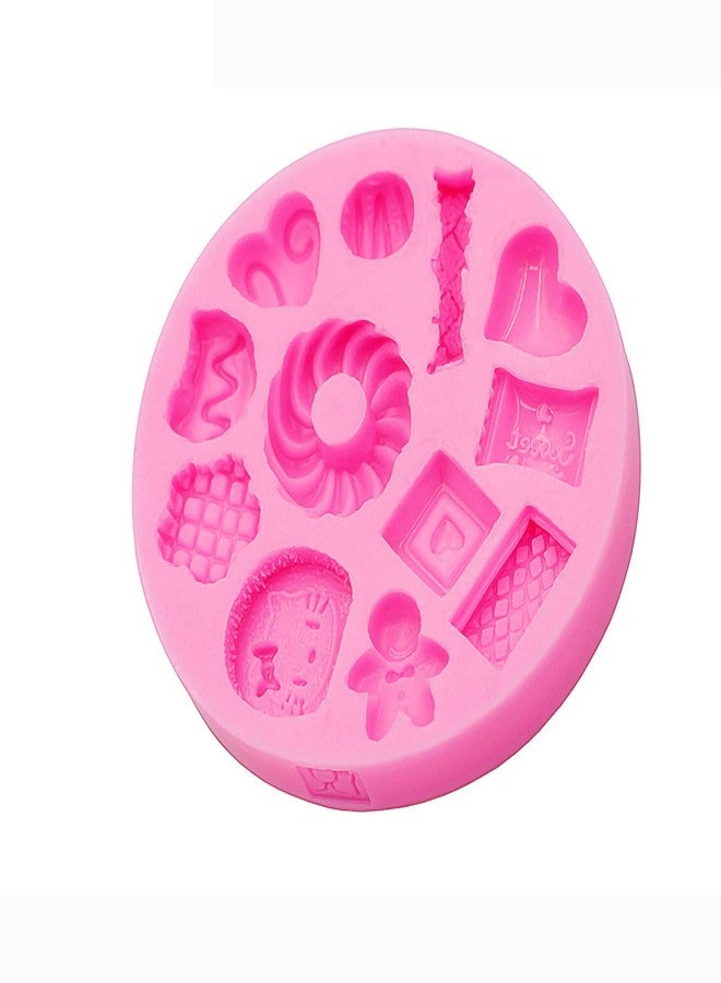 Jansowin Cute Mini Candy Cookies Silicone Mold Set Crafting Tool Projects Epoxy Fondant Pendant Cake Topper Decoration Desserts Jelly Shots Gum Paste Resin Pudding Crystal Trinket Jello, One Size - Image 3