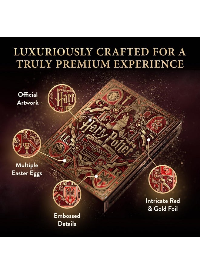 Theory11 theory11 Harry Potter Playing Cards - Red (Gryffindor)  - Image 4