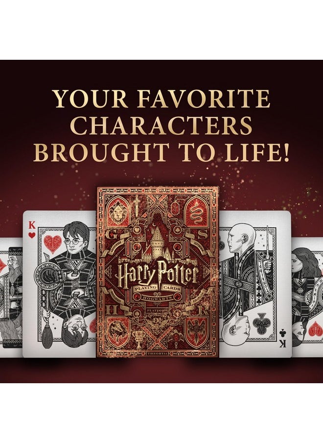 Theory11 theory11 Harry Potter Playing Cards - Red (Gryffindor)  - Image 2