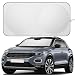 FonsBleaudy Car Windshield Sun Shade Reflector Sunshade Offers Good Protection for Car Interior to Keeps Your Vehicle Cool Foldable Sun Shield with Storage Pouch Medium 59x295 - Image 2