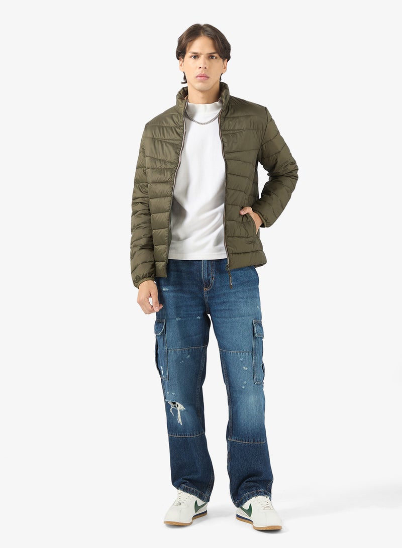 JACK & JONES Light Regular Fit Puffer Jacket - Image 4