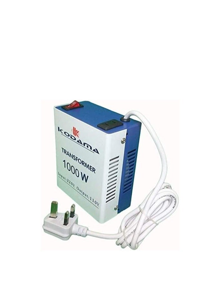 Kodama 1000-Watt 3 Pin Power Cord Safety Fuse Included Transformer 220V To 110V Step Down Power Converter  - Image 3