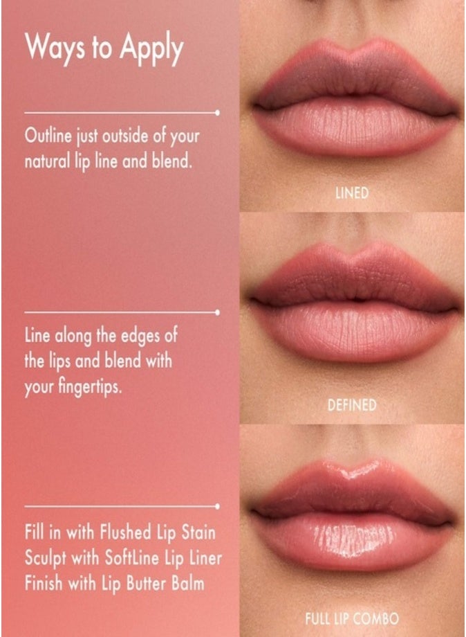 Summer Fridays Softline Lip Liner 1.02g – Long-Wear Creamy Precision Lip Pencil Rosé - Image 4