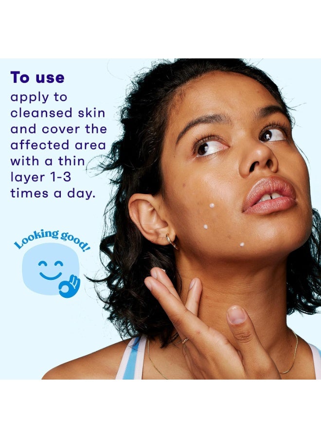 Clean & Clear علاج حب الشباب الخالي من الزيوت من Clean & Clear Persa-Gel 10 بقوة قصوى 10% من بيروكسيد البنزويل، كريم موضعي لعلاج البثور وجل لعلاج حب الشباب في الوجه، خالٍ من العطور، 1 أونصة سائلة - Image 3