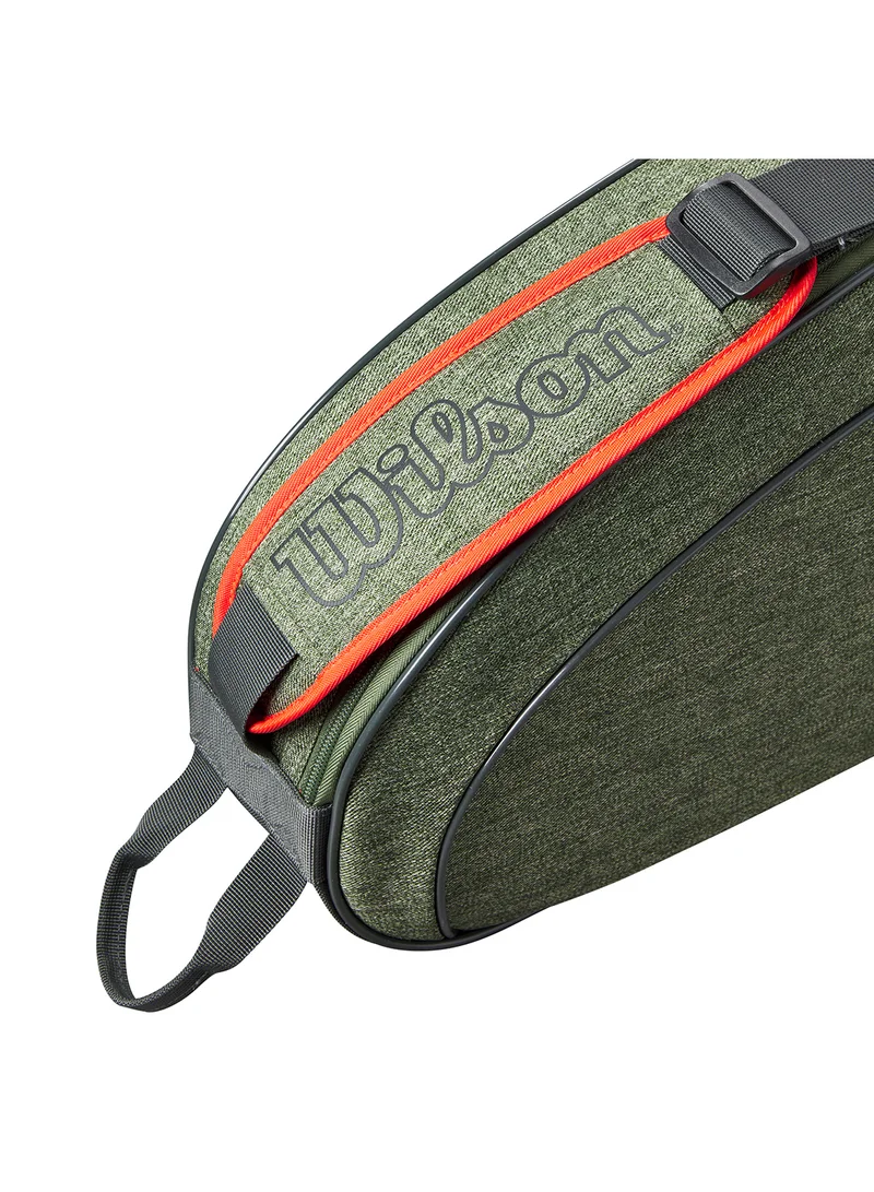 Wilson Team Tennis Bag, Adults, Green, Holds up to 3 Rackets