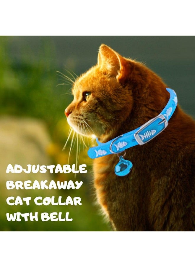 Western Era Multicolored Adjustable Rubber Silicone Cat Collar|Stylish Training Fusion|Redefining Feline Style|Rubber Cat Collar In A Vibrant Hue Silicone Cat Collar With Bell (Blue) - Image 3
