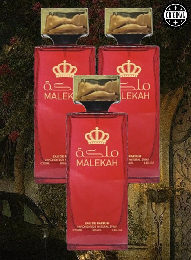 Malika 3 Pieces Malekah Perfume EDP 100ML - Image 1