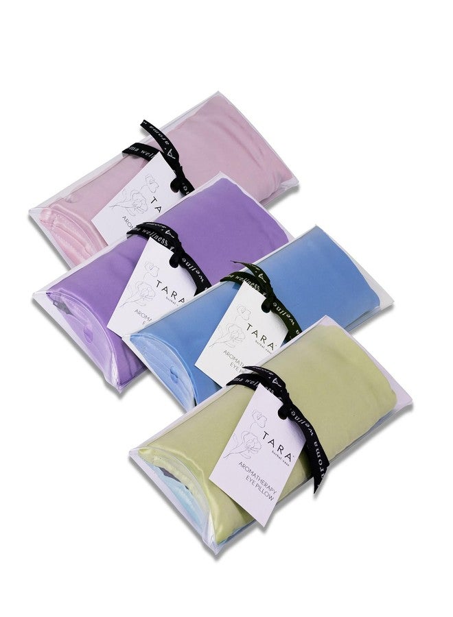 TARA Spa Therapy Aroma Wellness Aromatherapy Silk Eye Pillow, Relaxation Sooth Eye Strain, Love, Pink - Image 3