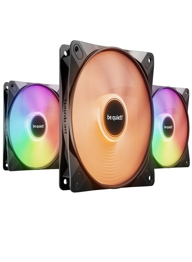 be quiet! Light Wings LX 120mm PWM high-Speed PC Case Fan | Black | Triple-Pack |BL124 - Image 1