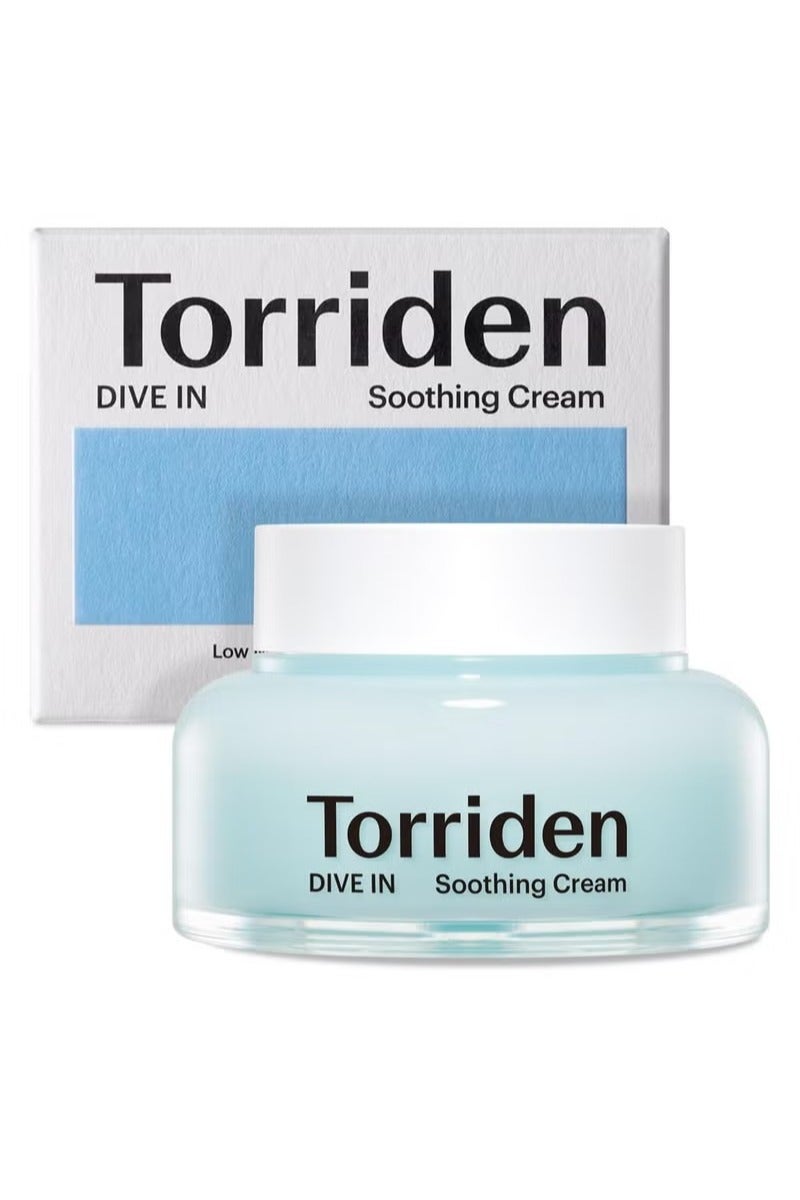 Torriden DIVE IN Hyaluronic Acid Soothing Cream 100ml Revitalizing Facial Moisturizer for Sensitive and Dry Skin | Hyaluronic Acid, Panthenol, Allantoin - Image 1