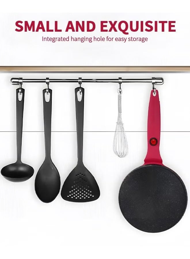 Electric Crepe Maker,3-Piece Crepe Maker Set,Non-Stick Coating Crepe Pan With WhiskAand Tray,Auto Temperature Control For Crepes,Pancakes,Tortilla - Image 5