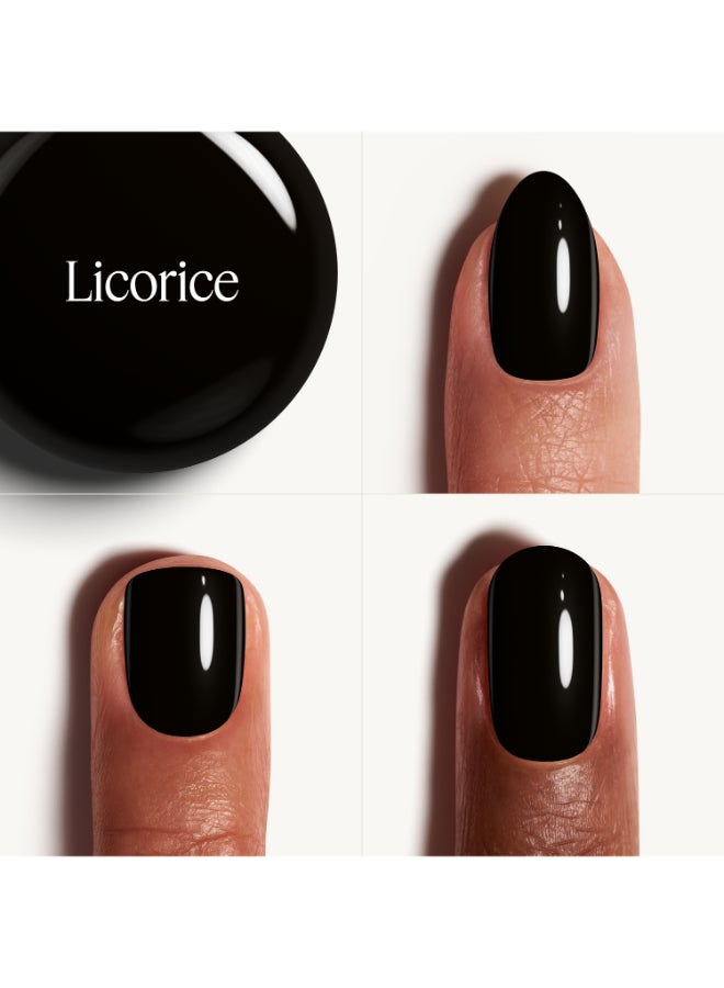 essie طلاء أظافر، عرق السوس، أسود، 13.5 مل - Image 2