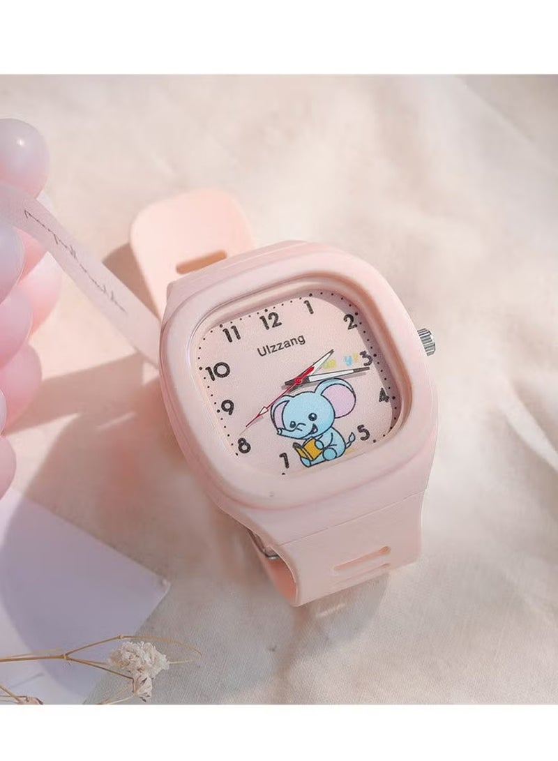 PULUZ 4 Pcs Kids' Square Water Resistant Silicone Digital Watch - Image 3