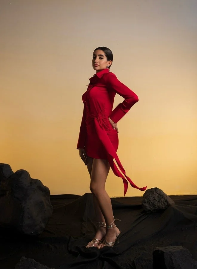 Ohsofly  Women’s Chic Mini Dress Designed with a Sleek Fit and Sophisticated Appeal, Featuring a High-Quality Finish and Modern Style, Perfect for Casual Wear, Social Events, and Effortless Fashion Styling for Women | Best Price UAE
