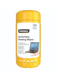 Fellowes Performance 100 Surface Cleaning Wipes Tub for Home and Office - Multi surface Wipes…