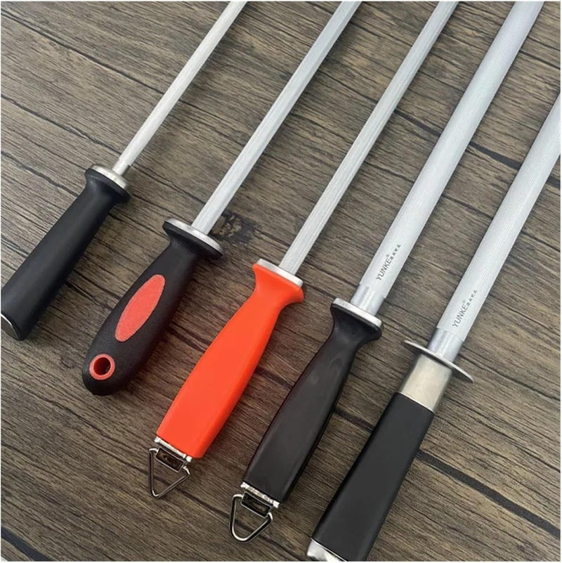 Steel Stick Rod Knife Sharpener Honing Sharpening Carbon Stone For Kitchen(10inch-G-Diamond) - Image 2