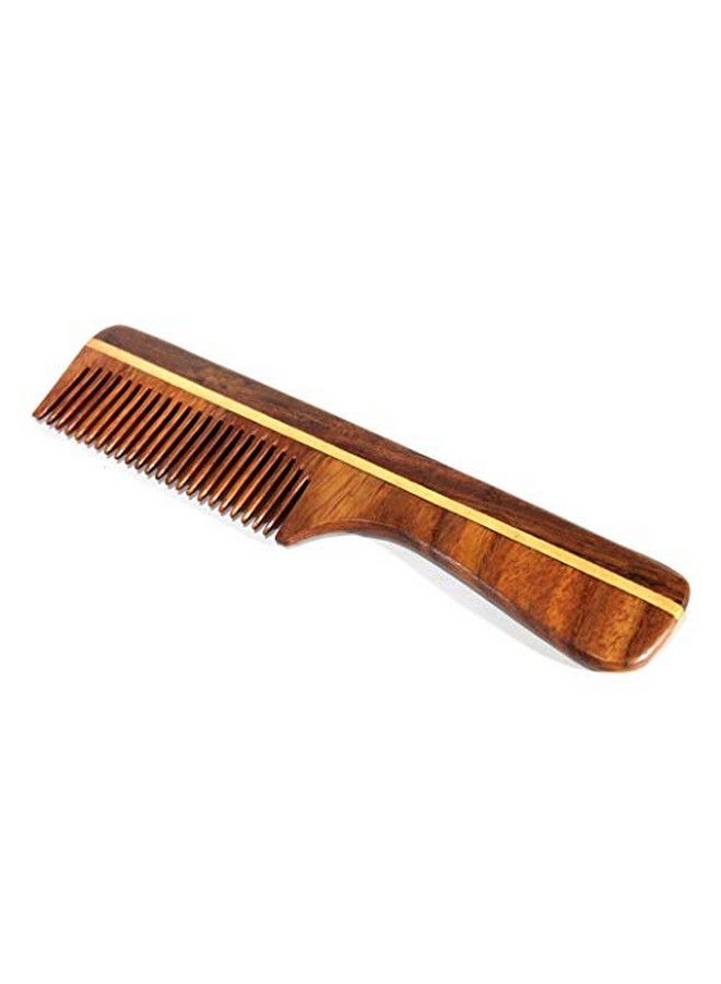 ESPLANADE Wooden Comb for Men & Women Sheesham Wood Handmade AntiStatic Hair Beard Moustache Comb. - Image 2