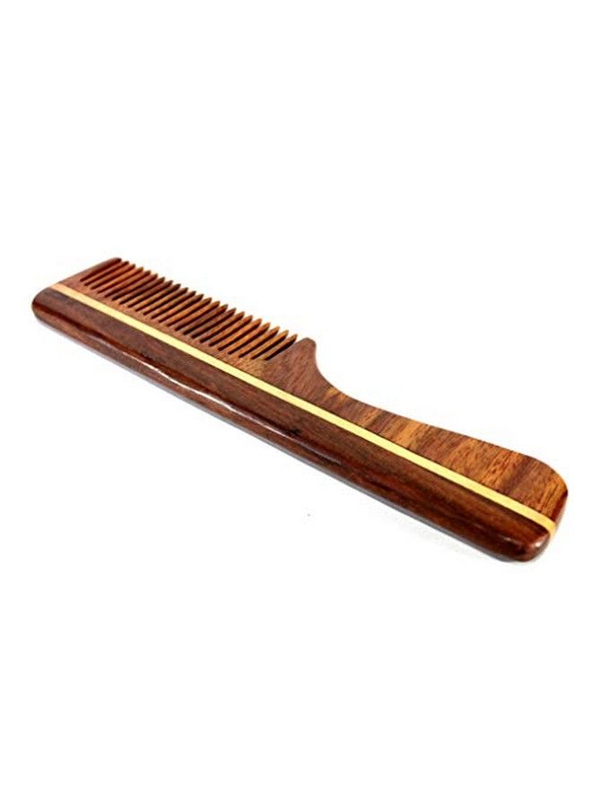 ESPLANADE Wooden Comb for Men & Women Sheesham Wood Handmade AntiStatic Hair Beard Moustache Comb. - Image 3