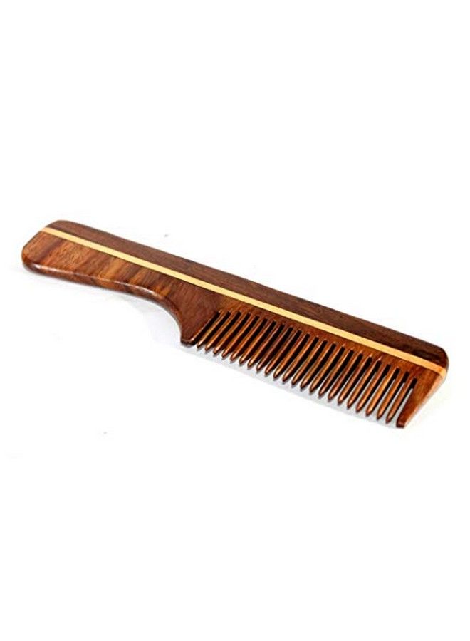 ESPLANADE Wooden Comb for Men & Women Sheesham Wood Handmade AntiStatic Hair Beard Moustache Comb. - Image 4