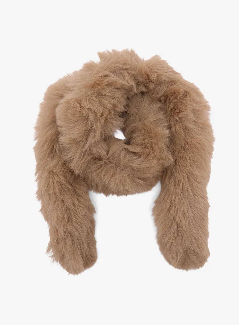Ginger Faux Fur Scarf