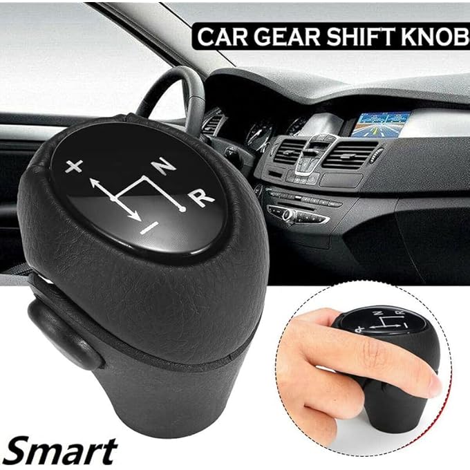 rayihni Auto Shift Lever Leather Auto Parts For Mercedes Benz Smart Fortwo Roadster 450 451 Brabus Fortwo - Image 2