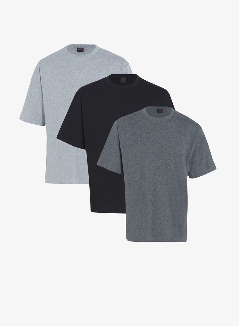 Seventy Five Basics Pack of 3 Oversized T-Shirt