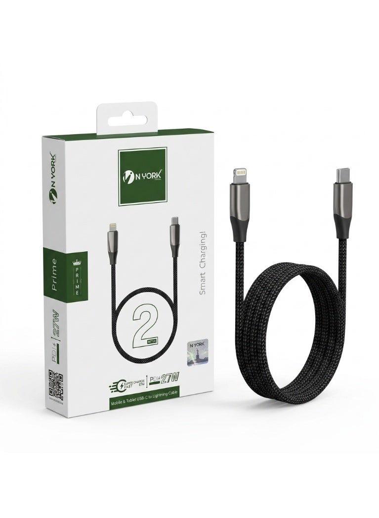 NYORK UC850 USB-C to Lightning Cable - Image 1