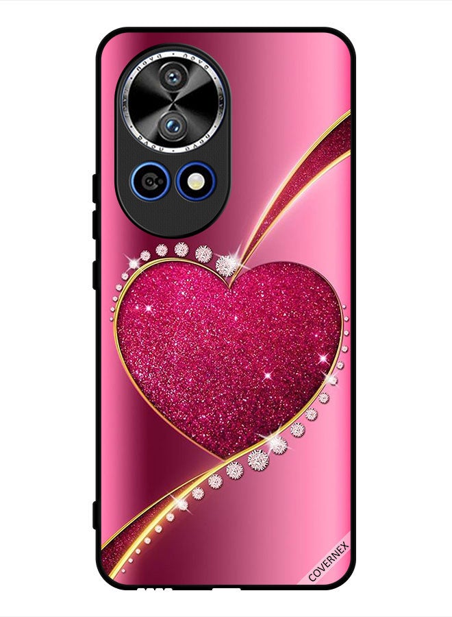 Covernex Protective Case Cover For Huawei nova 12 Pro Diamond Glitter Heart - Image 1