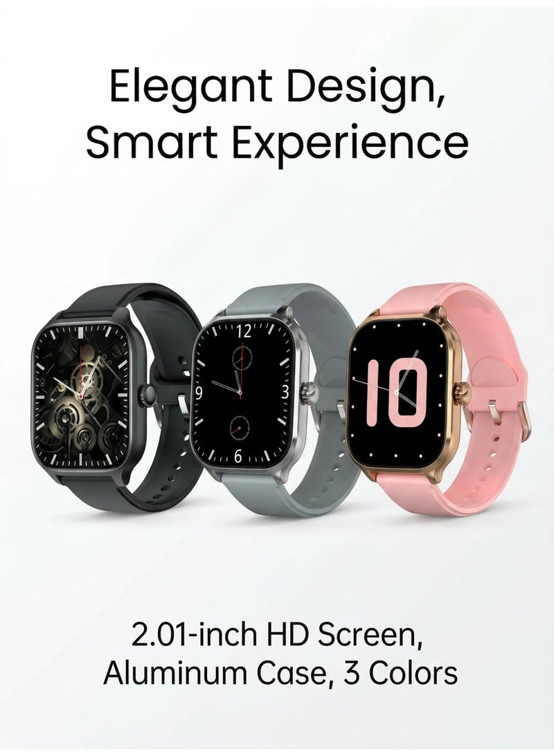 ساعة ذكية 2.01 بوصة بلوتوث مكالمة مراقبة الصحة رسالة تذكير ساعة اتش 9 - Image 2