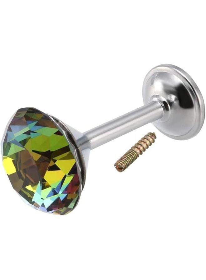 Decorative Window Curtains Retention Silver Wall Hanger Hook 2pcs 1 6 Inch Diameter - Image 2