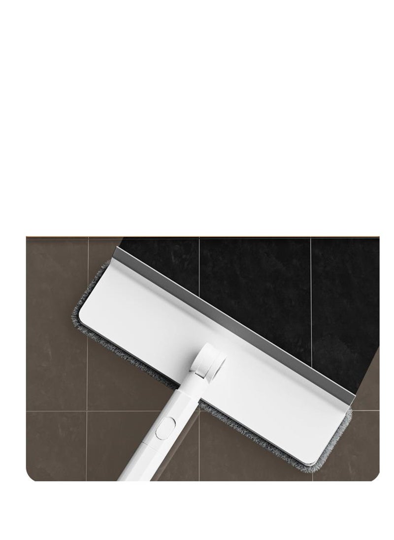 Golden - Telescopic Window Cleaning Kit,Window Squeegee 2-in-1 Cleaner with Microfiber Scrubber,Indoor and Outside Window Glass Washing Tools with Long Extendable Handle,2 Cleaning Cloths - Image 1