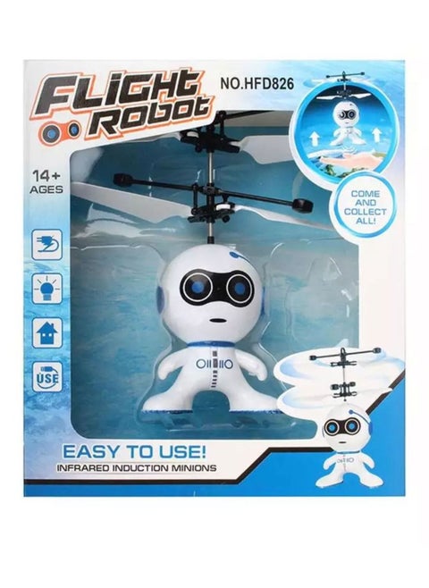 Mini Induction Flying Robot Gyro Helicopter Drone