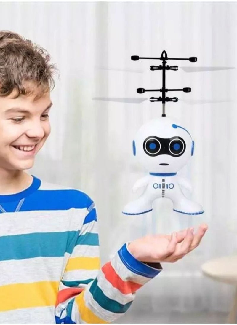 Mini Induction Flying Robot Gyro Helicopter Drone
