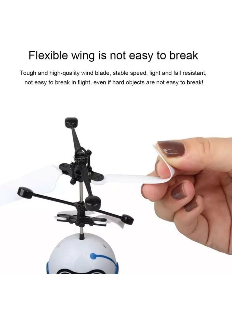 Mini Induction Flying Robot Gyro Helicopter Drone