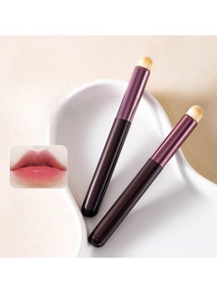 Mei Lifestyle Dual-Use Lipstick & Eyeshadow Brush - Natural Brushes Blending Blush  - Image 1