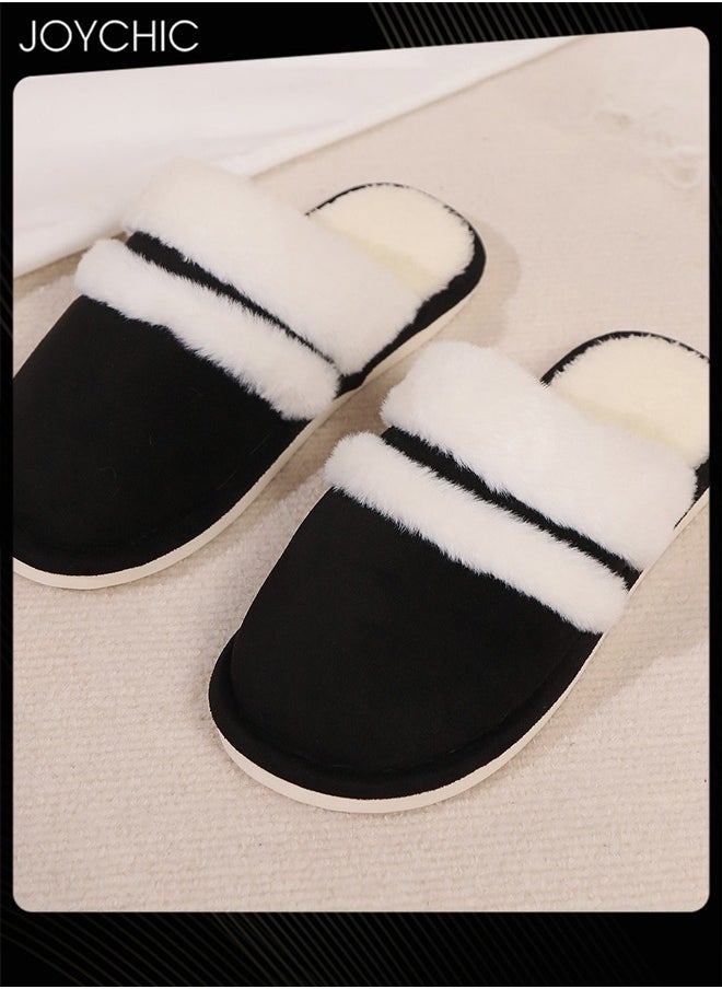 Joychic Autumn and Winter Bedroom Slipper for Women and Men Home Non-slip Warm Slipper  - Image 2