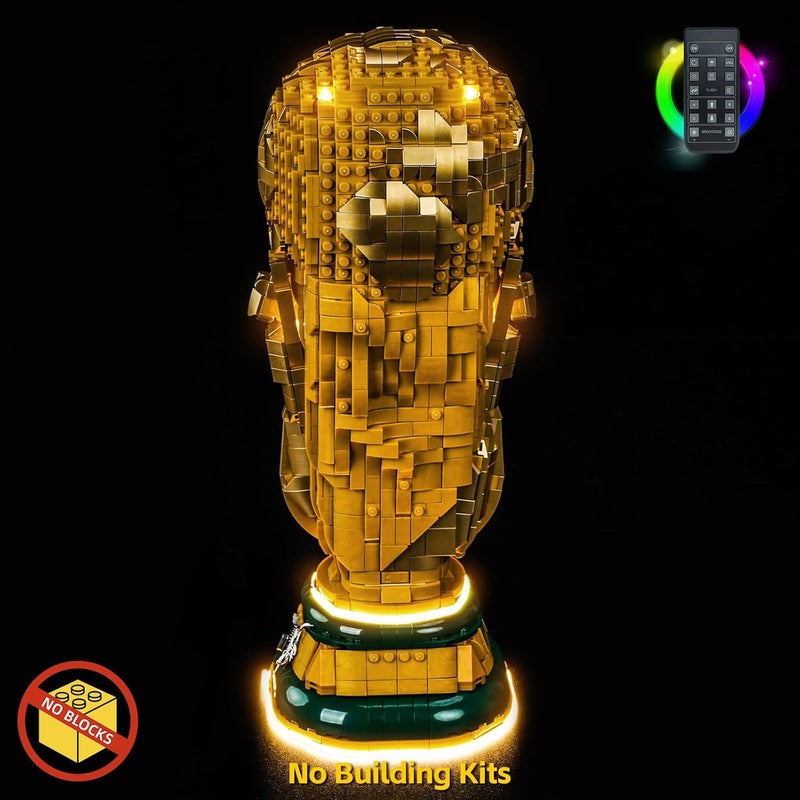 BrickBling LED Light for LEGO FIFA World Cup Trophy - No Model Included - Image 5