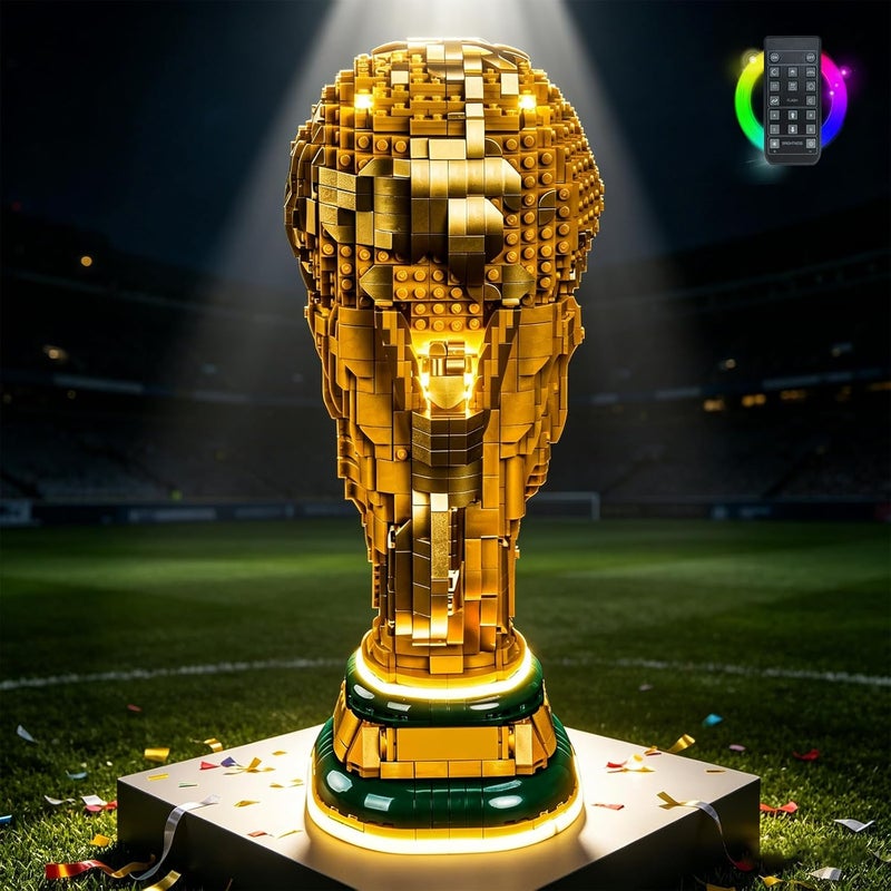 BrickBling LED Light for LEGO FIFA World Cup Trophy - No Model Included - Image 1