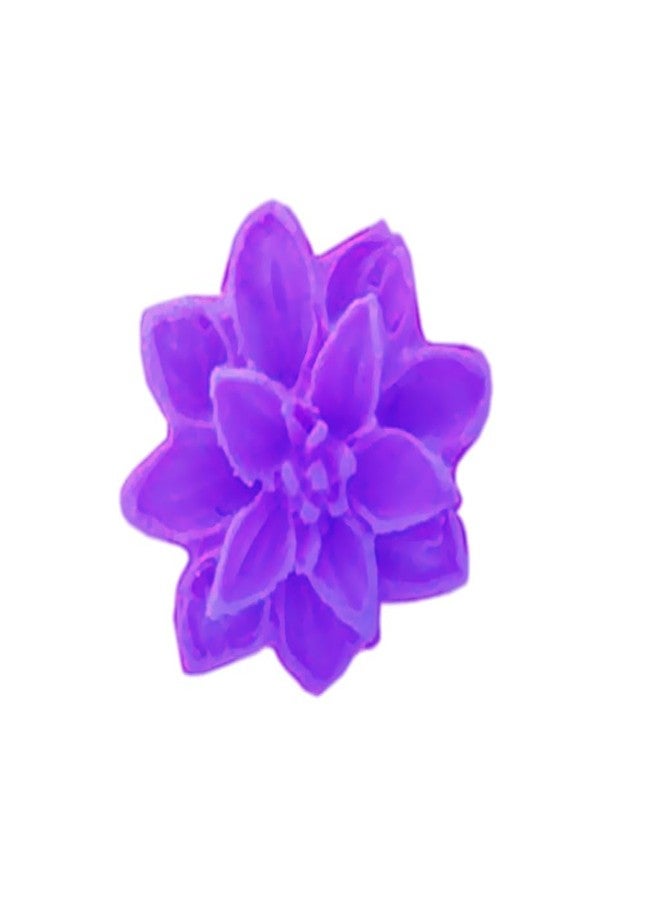 LEGACYCART 3D Lotus Fondant Mould Silicone Chrysanthemum and Orchid Flower Mold for DIY Cupcake Cake Topper Decoration Jelly Candle Chocolate Desserts Ice Cube Candy GumPaste Resin (Pack of 1) - Image 5