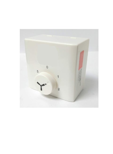 Ceiling Fan Regulator 5 Step Adjustment Ceiling Fan Speed Control Switch White 80W 220-240V